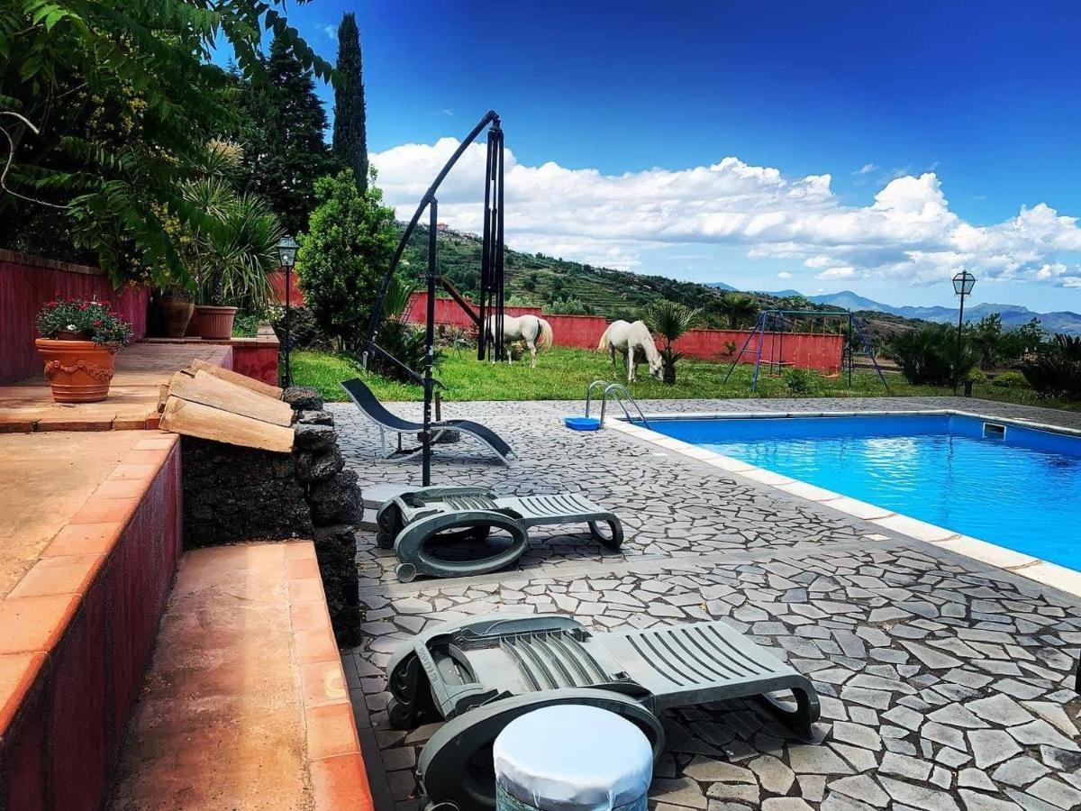 Villa Alessio - Case Vacanza Con Piscina Sull'Etna Puntalazzo Екстериор снимка